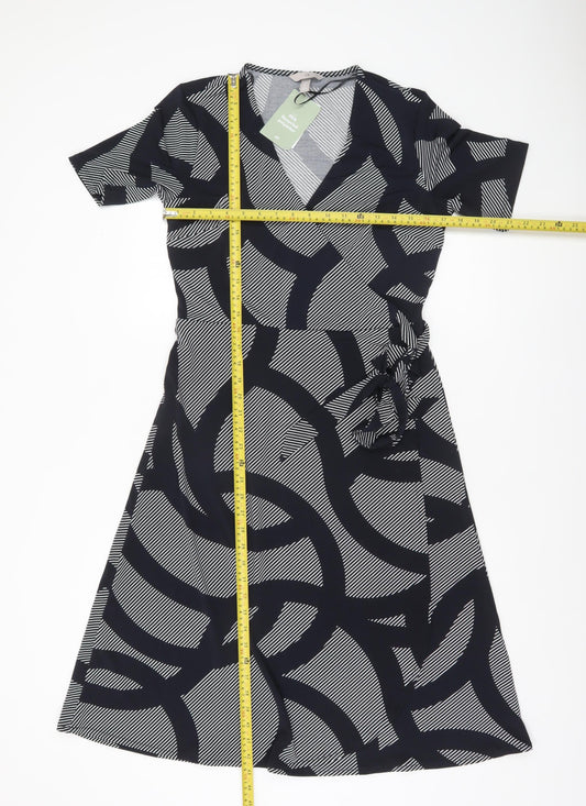 Womens UK Size 12 H&M Wrap Dress