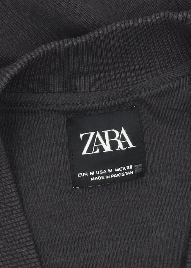 Womens UK Size 12 Zara Black Varsity Jacket