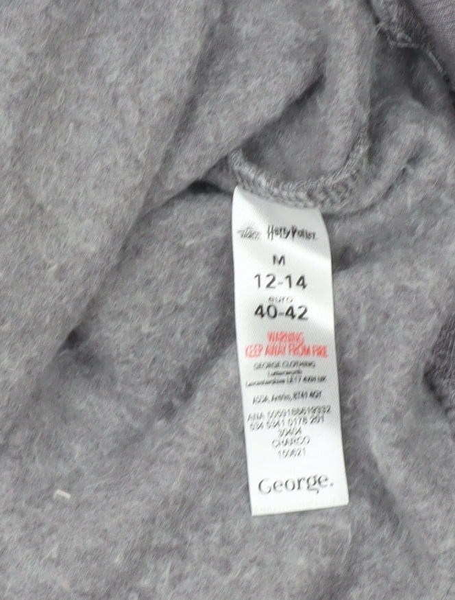 George Women’s Grey Hogwarts School Harry Potter Sweatshirt Size M 12-14