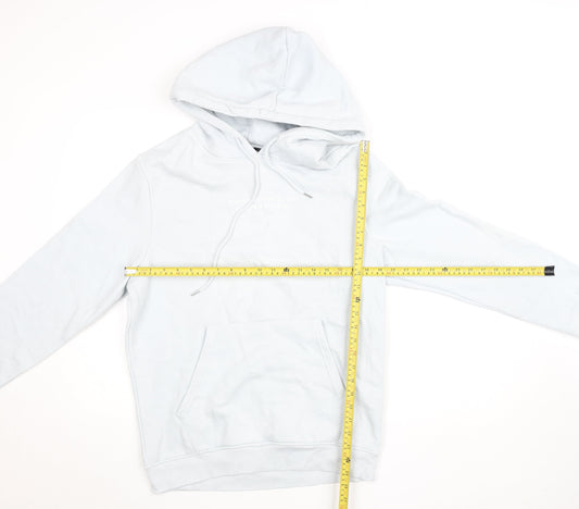 Womens UK Size M Criminal Damage Blue Pullover Hoodie
