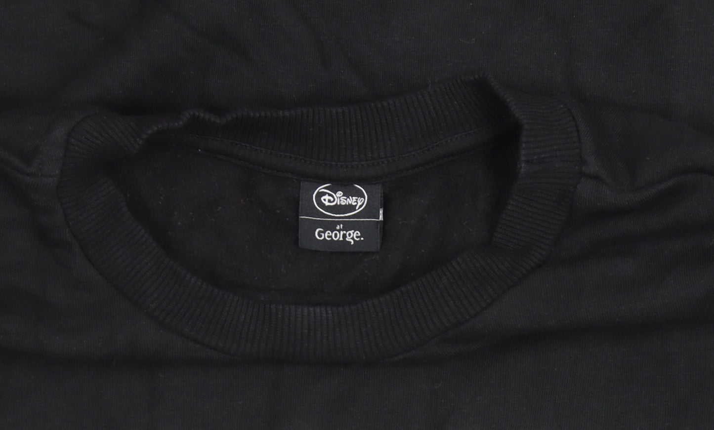 Womens UK Size L Disney at George Black Pullover Sweatshirt
