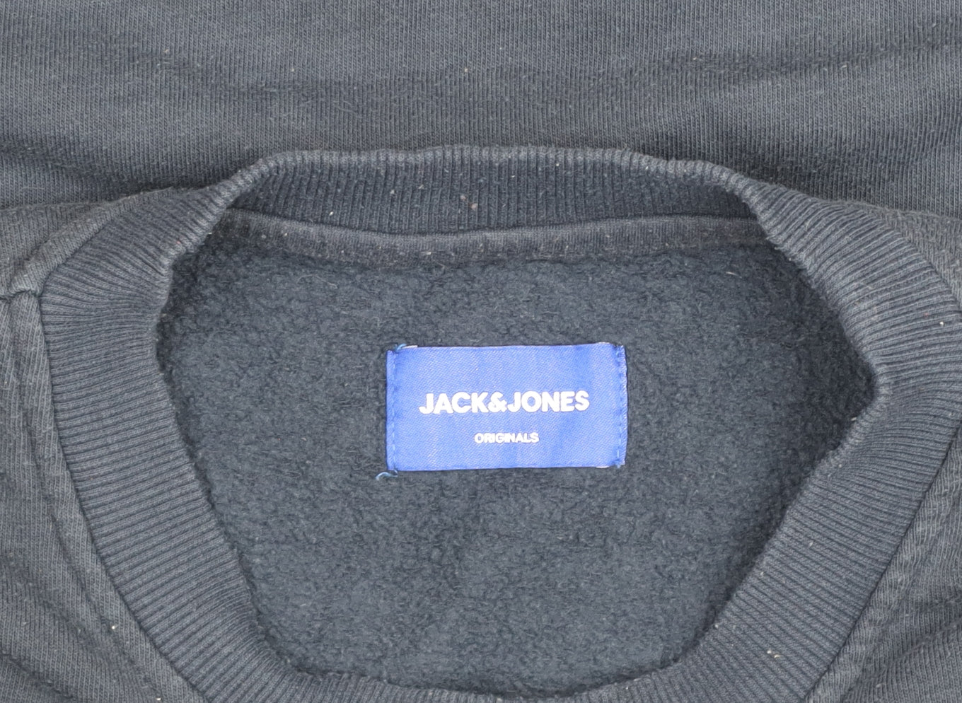 Unisex Adults UK Size L JACK & JONES Blue Pullover Sweatshirt