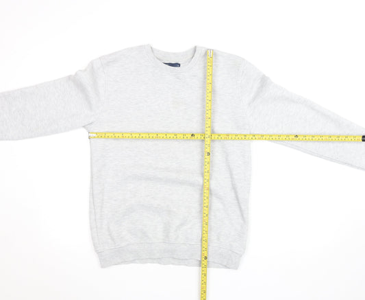 Mens UK Size S Easy Grey Pullover Sweatshirt
