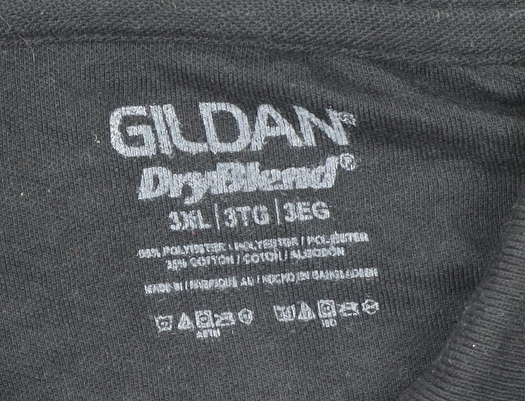 Mens UK Size 3XL Gildan Polyester Blend Polo Shirt