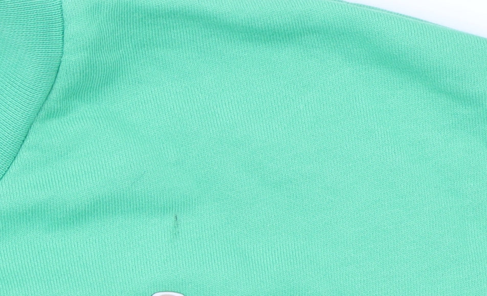Womens UK Size M Pangaia Green Pullover Sweatshirt