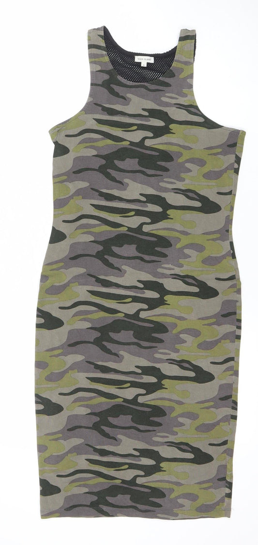 Womens UK Size 8 River Island Tank Dress