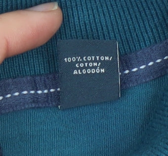 Arrow Men's Blue 2XL Cotton Polo Shirt Short Sleeve Casual Top