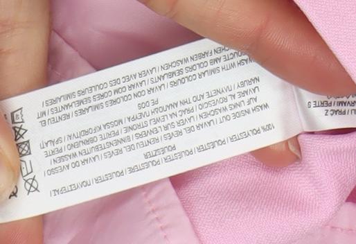 Primark Women Pink Size 12 Polyester Straight Trousers