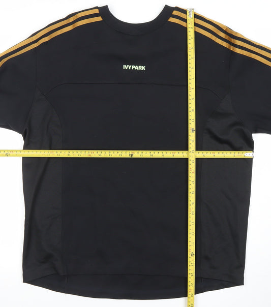 adidas IVY PARK Black Crew Neck Men's Sweatshirt XS Regular Fit