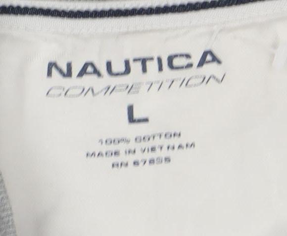 Mens UK Size L Nautica Grey T-Shirt