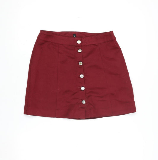 Womens UK Size 10 H&M Straight & Pencil Twill Skirt