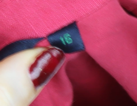 Womens UK Size 16 Boden Regular Red Blazer