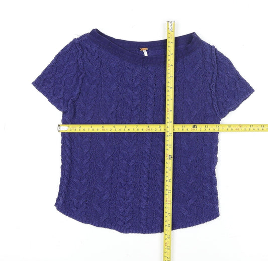 Womens UK Size XS Marc O’Polo Blue Jersey Blouse