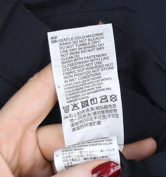 Adidas Men's Black M Bomber Jacket Full Zip Nylon Windproof