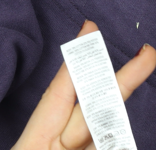 Mantaray Women's Purple Hooded Full Zip Jacket Size 20