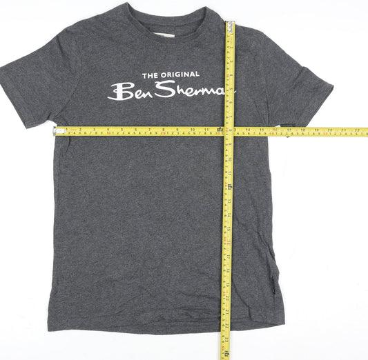 Boys UK Size 10-11 Years Ben Sherman Grey Basic T-Shirt
