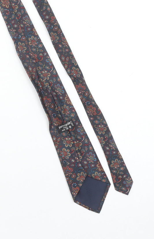 Pierre Cardin Men's Blue Paisley Silk Tie Classic Designer Style