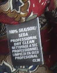 Marks and Spencer Men's Red Paisley Silk Tie