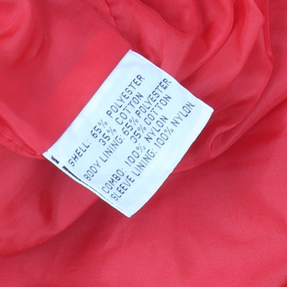 Womens UK Size 20 Long Tall Sally Red Rain Coat