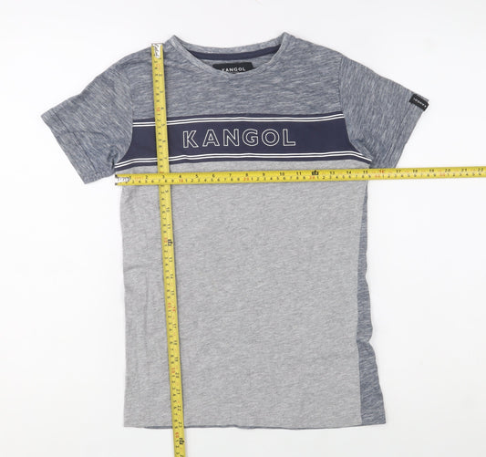 Boys UK Size 9-10 Years Kangol Grey Basic T-Shirt