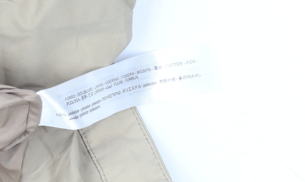 Womens UK Size S Zara Beige Trench Coat