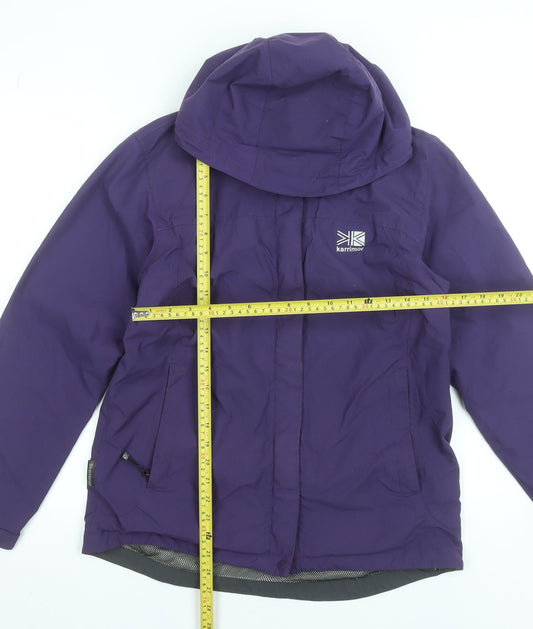 Girls UK Size 10 Years Karrimor Purple Rain Coat