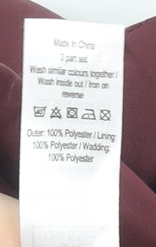 Disney Baby at George Red Quilted Mickey Mouse Hooded Puffer Waistcoat 0-3 Months