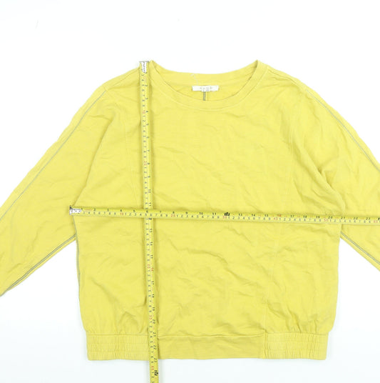 Womens UK Size 8 White Stuff Yellow Pullover Sweatshirt