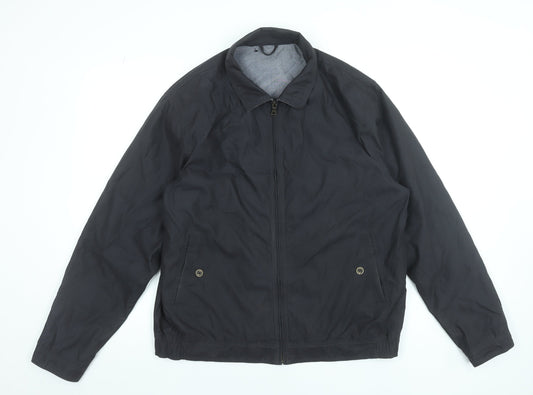 Marks and Spencer Men’s Navy Full Zip Lightweight Jacket L