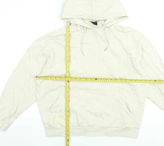 Womens UK Size S ASOS Beige Pullover Hoodie