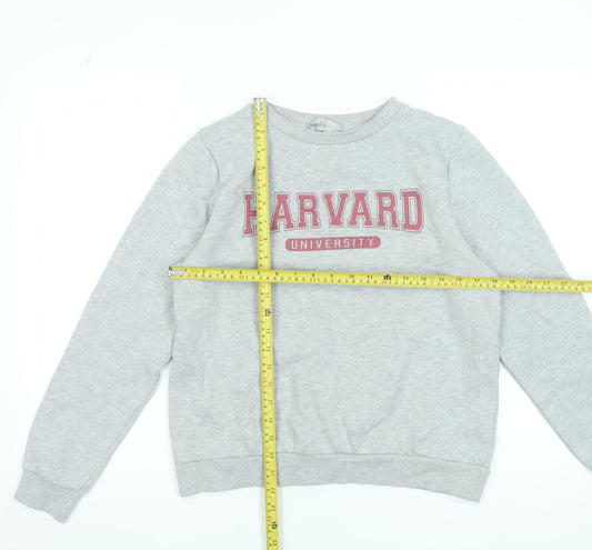 Womens UK Size 12 Pebble Bay Grey Pullover Sweatshirt