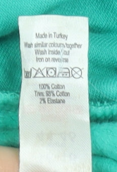 Disney Pluto Green Sweatshirt by George Women L 16-18 Cotton Graphic