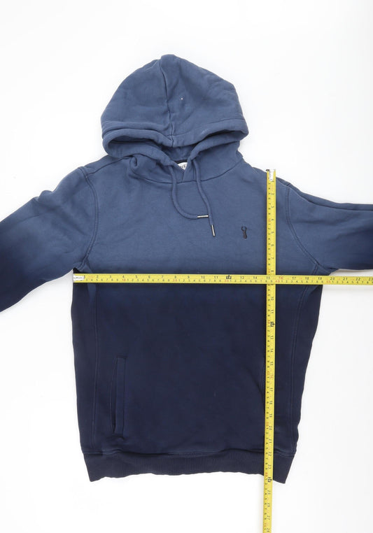 Mens UK Size M NEXT Blue Pullover Hoodie