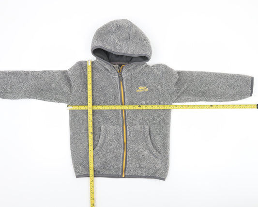 Boys UK Size 9-10 Years Weird Fish Grey Full Zip Hoodie
