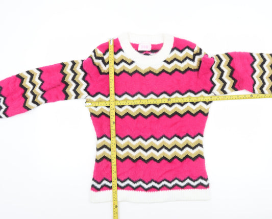 Womens UK Size 10 Savida Multicoloured Pullover Jumper