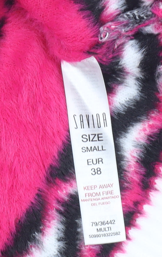 Womens UK Size 10 Savida Multicoloured Pullover Jumper