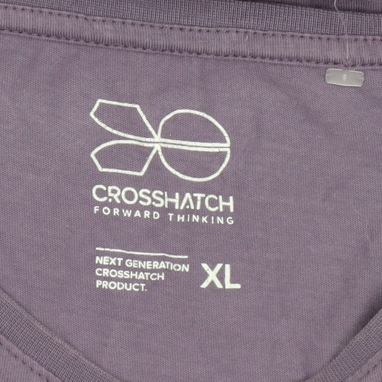Mens UK Size XL Crosshatch Purple T-Shirt