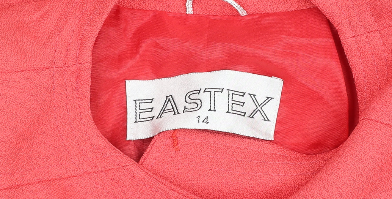 Womens UK Size 14 Eastex Pink Basic Jacket