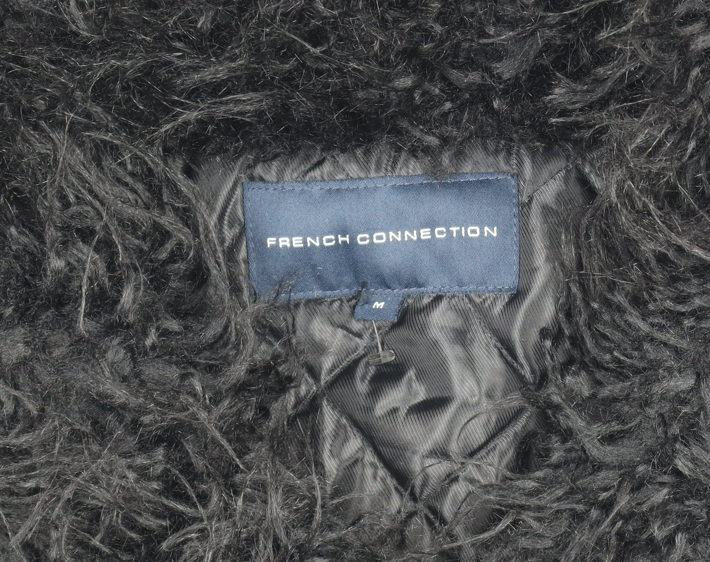 Womens UK Size M French Connection Black Parka Coat