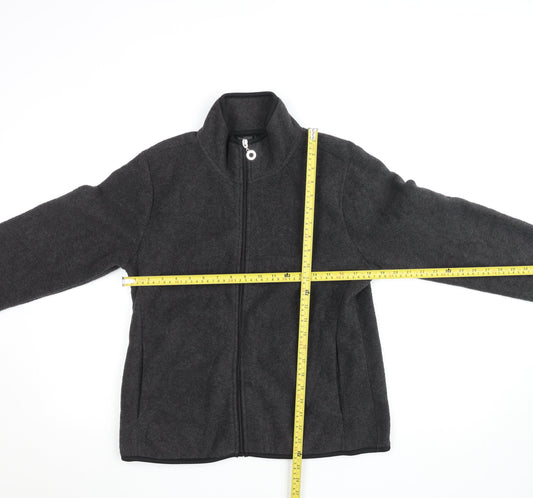 Womens UK Size L E Studio Grey Basic Jacket