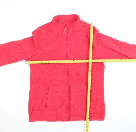 Mountain Warehouse Womens Pink Full Zip Fleece Jacket UK 16