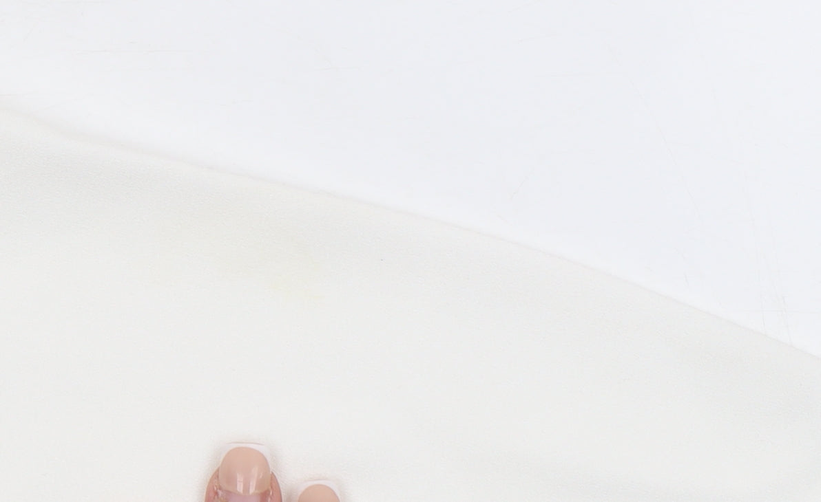 Promod Women Ivory V-Neck 3/4 Sleeve Blouse Size 10