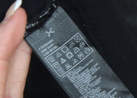 Forever 21 Women’s Black Sheer Mesh Long Sleeve Bodycon Dress Size S