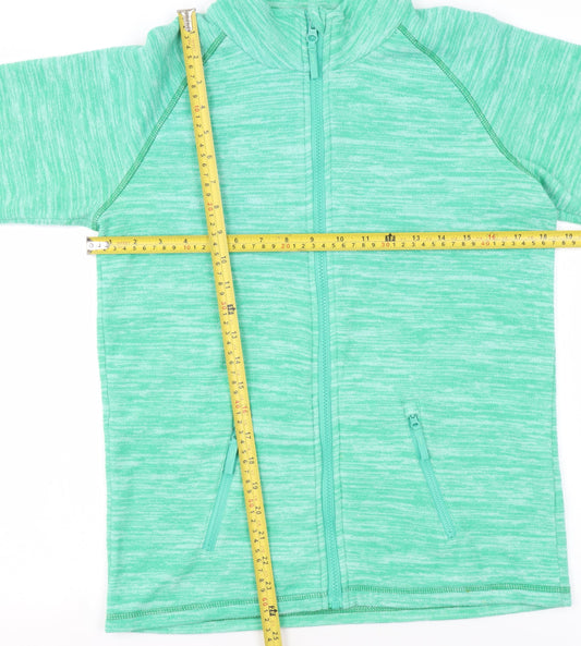 Mountain Warehouse Boys Green Full Zip Fleece Sweatshirt 13 Years