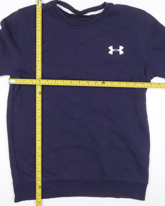 Womens UK Size S Under armour Blue Pullover Sweatshirt