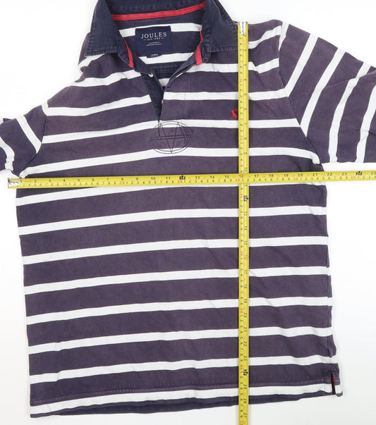 Womens UK Size L Joules Blue Henley Sweatshirt