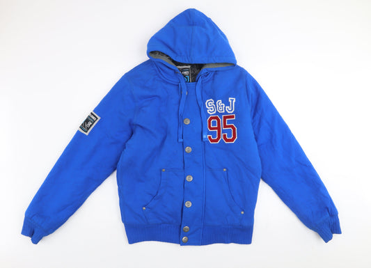 Mens UK Size L Smith & Jones Blue Casual Gym & Training Walking Jacket