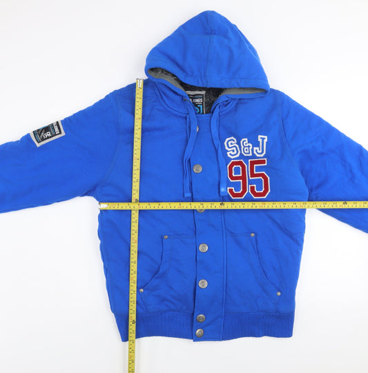 Mens UK Size L Smith & Jones Blue Casual Gym & Training Walking Jacket