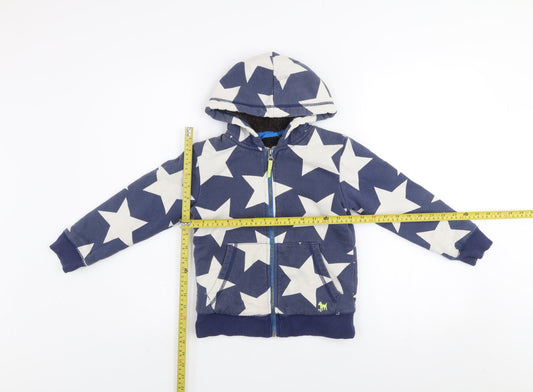 Girls UK Size 5-6 Years Mini Boden Blue Basic Jacket
