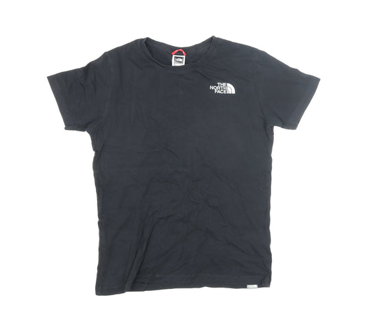 Boys UK Size XL The North Face Black BasicJersey T-Shirt
